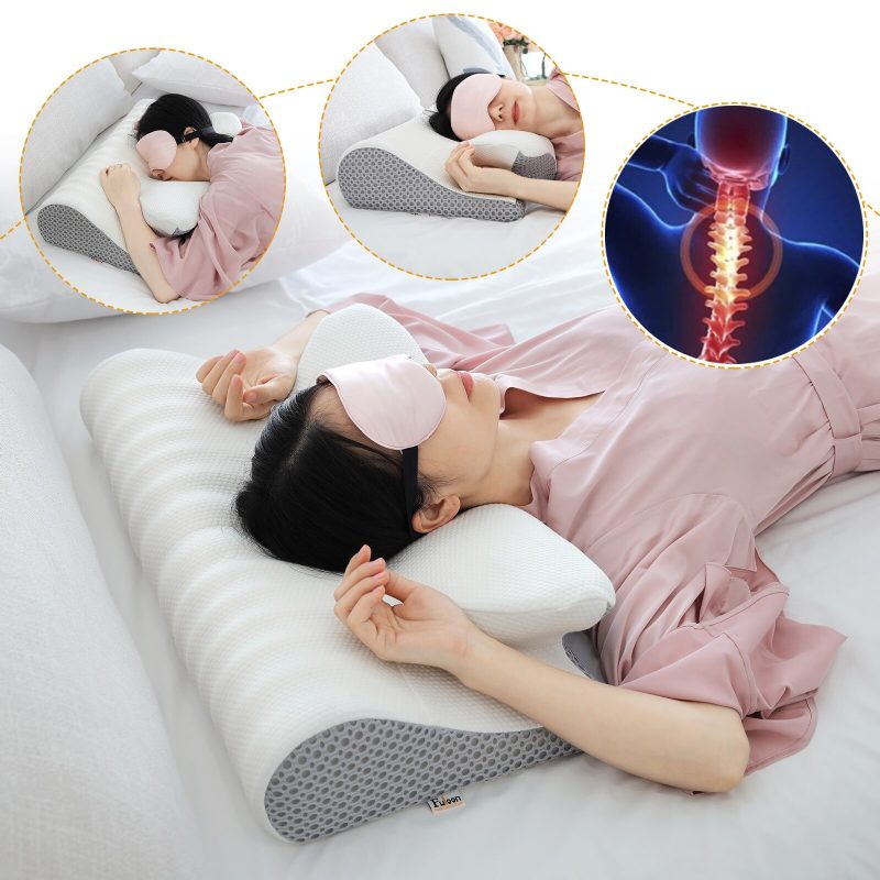 Ortopéd Nyakfájdalom Párna Kontúr Memóriahab Nyaki Ergonomikus