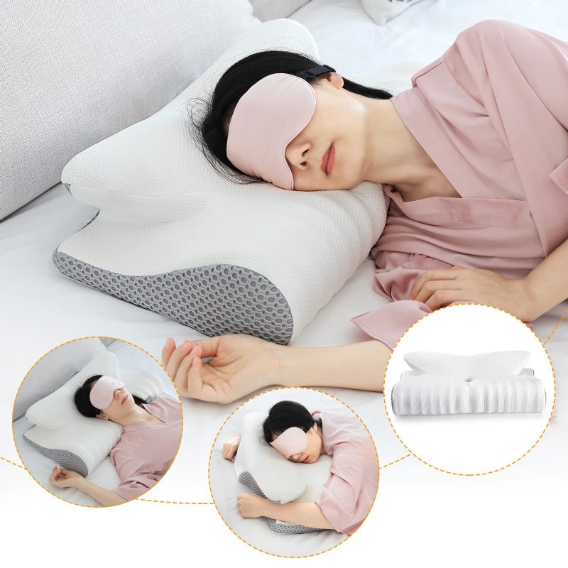 Ortopéd Nyakfájdalom Párna Kontúr Memóriahab Nyaki Ergonomikus