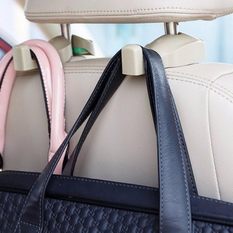 1 Pár Autós Auto Delicate Seat Akasztós Pénztárca Táskák Szervező Kabáttartó Kampó