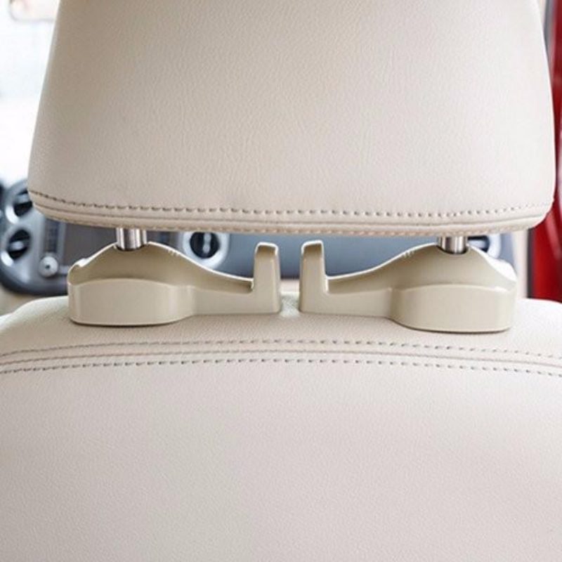 1 Pár Autós Auto Delicate Seat Akasztós Pénztárca Táskák Szervező Kabáttartó Kampó