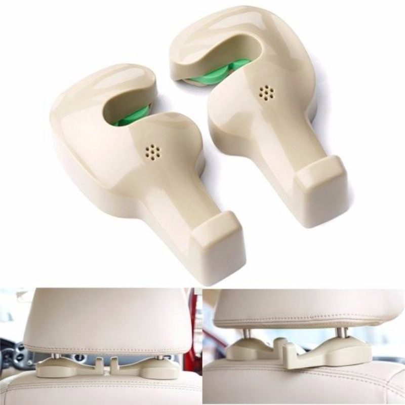 1 Pár Autós Auto Delicate Seat Akasztós Pénztárca Táskák Szervező Kabáttartó Kampó