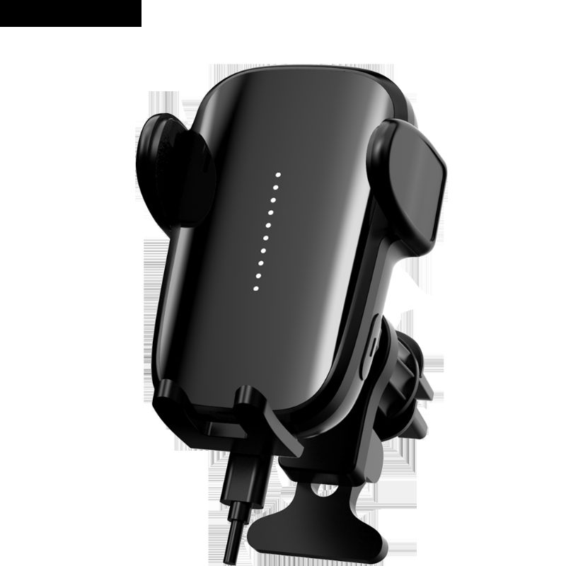 15 W-os Qi Autós Telefontartó Vezeték Nélküli Töltő Légtelenítőre Szerelhető Töltőállványhoz Iphone Xiaomi Huaweihez