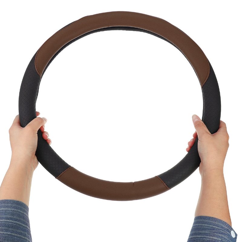 38 cm-es Univerzális Csúszásgátló Légáteresztő Autós Kormánykerék Burkolat Suv Rv