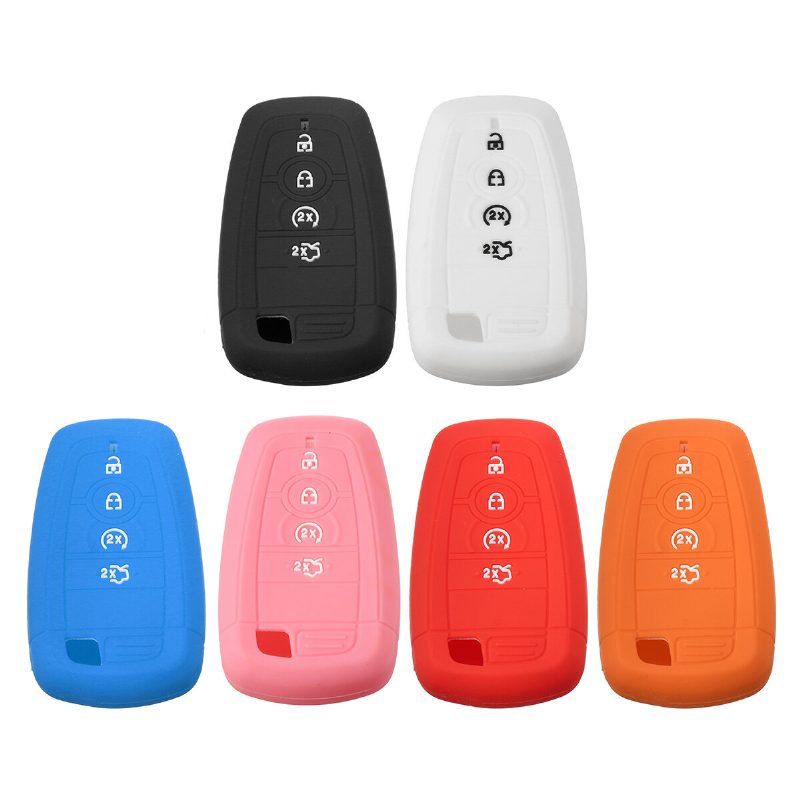 4 Gombos Szilikon Kulcstartó Tok Ford Mondeo F250 F350 F450 F550 Fusion 2023-hez