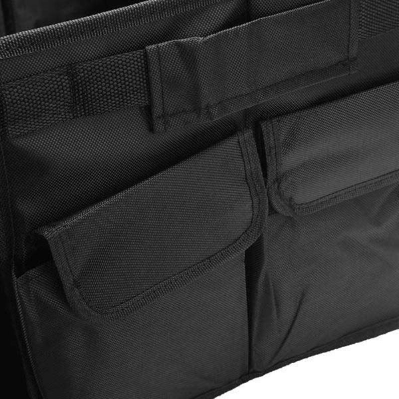 49x29x30cm Oxford Szövetből Összecsukható Autós Tárolódoboz Csomagtartó Tárolórekesz