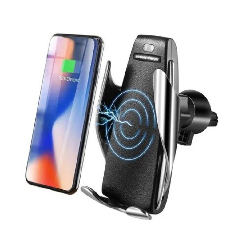 Autós Szellőzőnyílású Telefontartó 10 W Qi Vezeték Nélküli Gyorstöltő Konzol Univerzális Iphone X Xs Xr Készülékhez