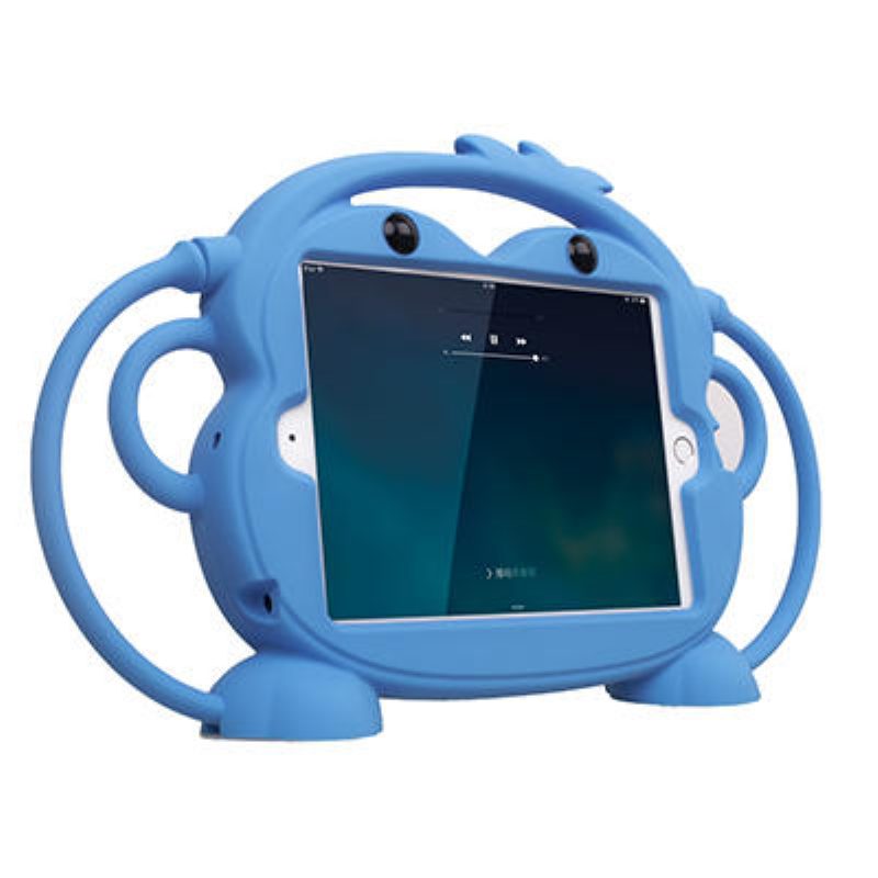 Chinfai Szilikon Táblagép Tok Ipad Minihez 1 2 3 4 5 7.9 Gyerekbarát Autós Ütésálló Mosható Állványos Tok Mini 4 Készülékhez 7.9