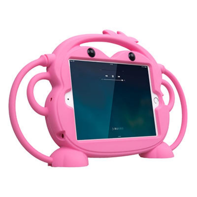 Chinfai Szilikon Táblagép Tok Ipad Minihez 1 2 3 4 5 7.9 Gyerekbarát Autós Ütésálló Mosható Állványos Tok Mini 4 Készülékhez 7.9