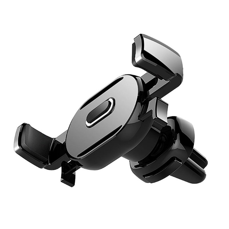 Crab Touch Linkage Auto Lock Car Air Vent Telefontartó Forgatható Univerzális Rögzítőállvány Iphone X-hez