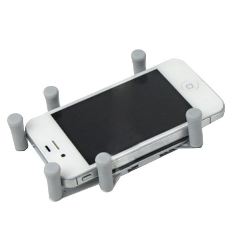 Elforgatható Autós Rozsdamentes Acél Cellás Tartókonzol Állvány Iphone-hoz