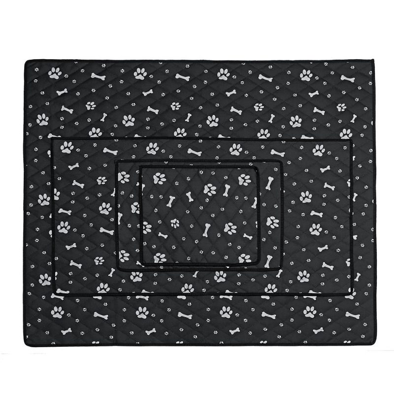 Fiber Pet Dog Cat Puha Nyári Hűtőszőnyeg Ágy Chilly Pad Párna Fekete S/m/l/xl