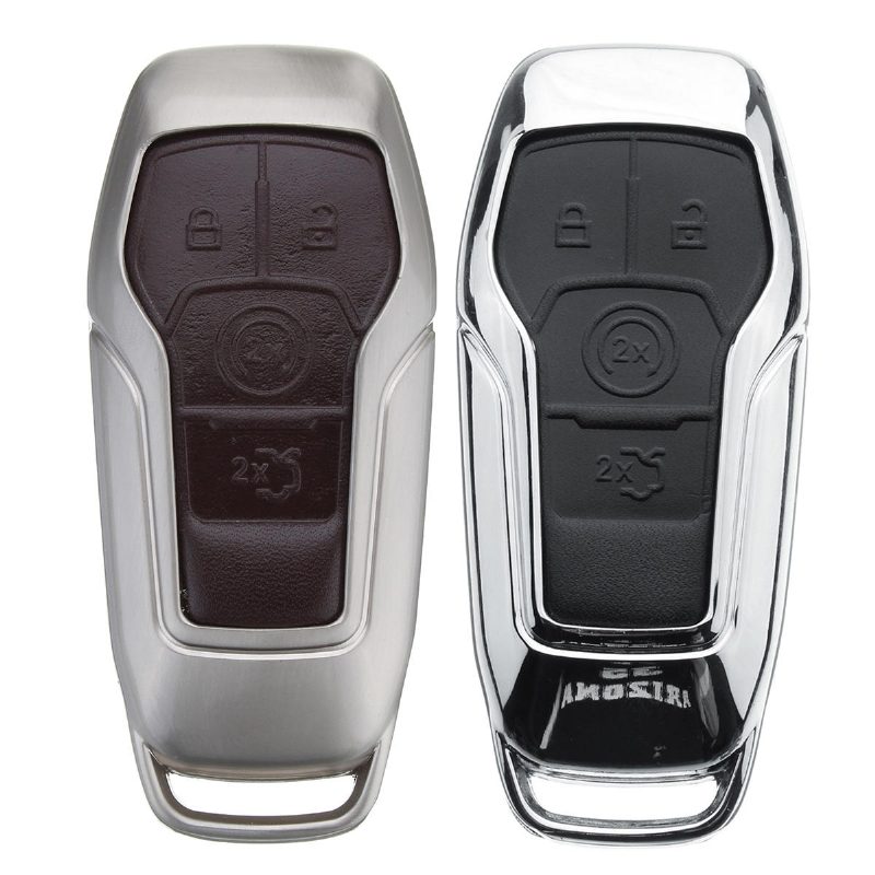 Ötvözet Smart Remote Key Shell Pu Bőr Tokborítás Ford Lincoln 4/5 Gombhoz