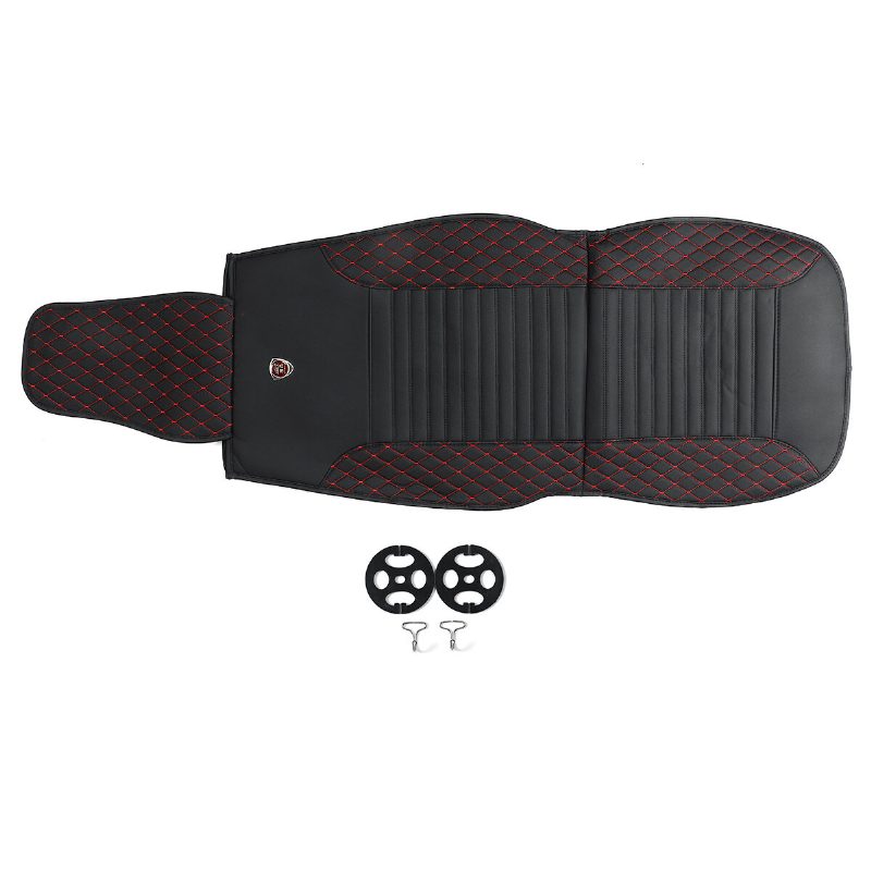 Pu Bőr Autóüléshuzat Deluxe Protector Cushion Első Hátsó Huzat Univerzális