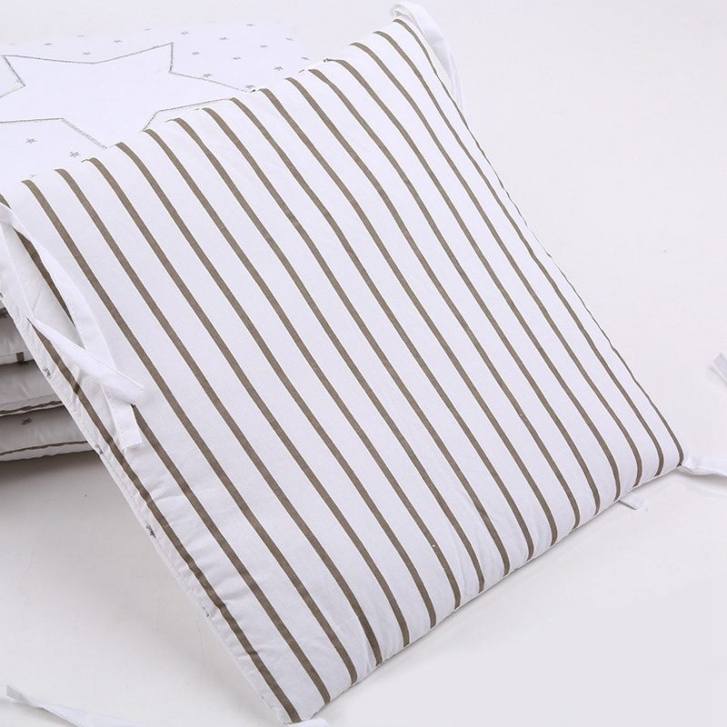 6 Panel Baby Safe Crib Bumpers Star Animált