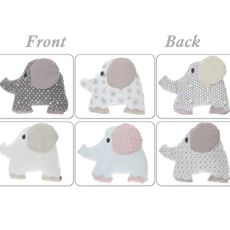 Babaágy Lökhárító Védelem Soft Infant Animal Elefánt 6 Db