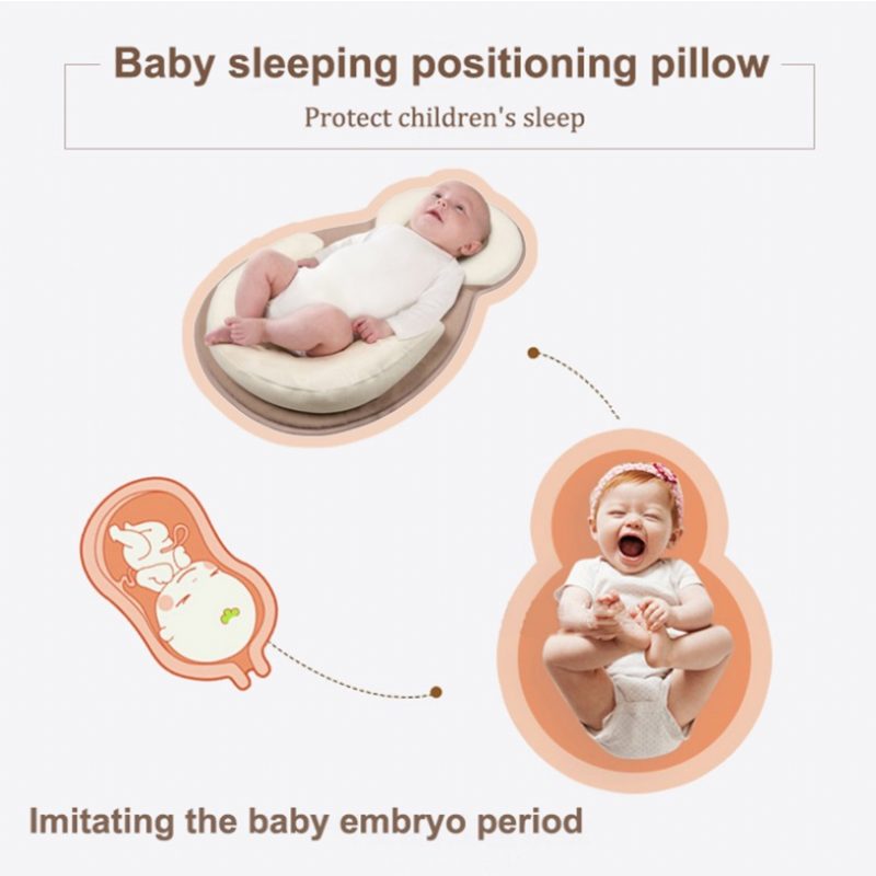 Hordozható Babaágy Csecsemő Újszülött Nest Nyugágy Párna Ergonomikus Kényelmes Matrac
