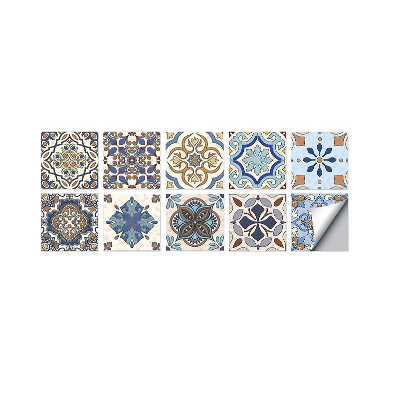 10 Db 10x10/15x15/20x20cm Fali Csempe Matrica Konyha Fürdőszoba Wc Vízálló Pvc