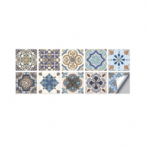 10 Db 10x10/15x15/20x20cm Fali Csempe Matrica Konyha Fürdőszoba Wc Vízálló Pvc