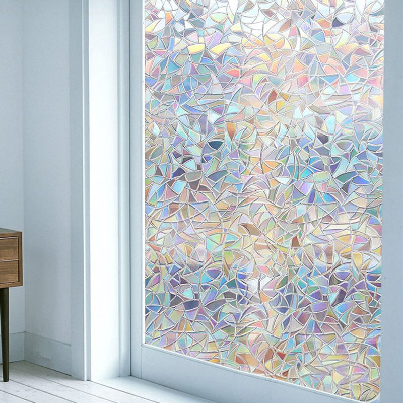 45*100 cm-es 3d Üvegmatrica Ragasztómentes Elektrosztatikus Üvegfólia Uv Védelemmel Otthoni Irodába