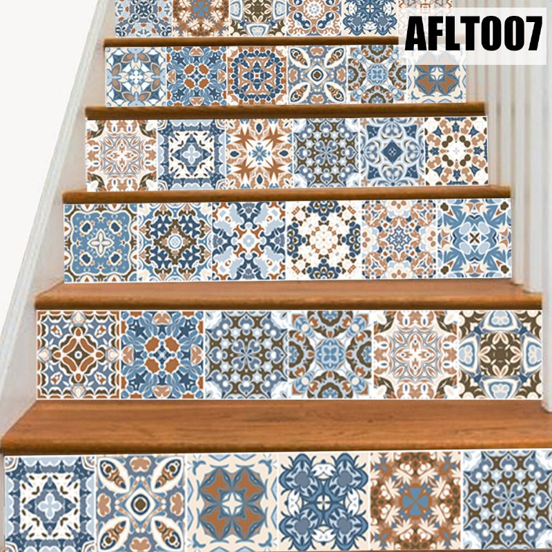 6 Db Lépcsőlépcső Matricák Lépcsőemelő Csempe Backsplash Kontaktpapír