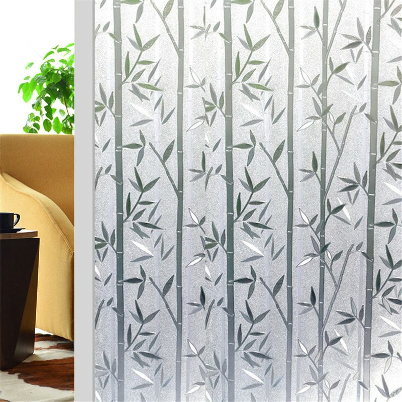 60 X 200 cm Vízálló Pvc Mattüveg Ablakfólia Fedőablak Adatvédelem Hálószoba Fürdőszoba Öntapadó Dekoratív Matricák