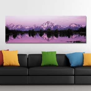 Dyc 10357 Single Spray Olajfestmények Snow Mountain Fényképészet Otthoni Dekoráció Festmények Fali Art