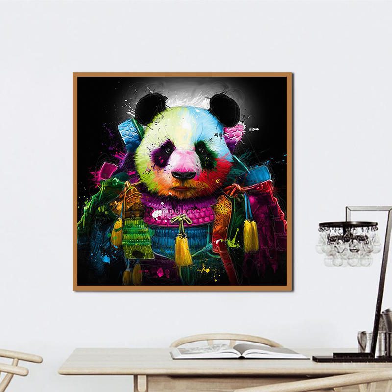 Miico Kézzel Festett Olajfestmények Állati Panda Festmények Fali Művészet Otthoni Dekorációhoz